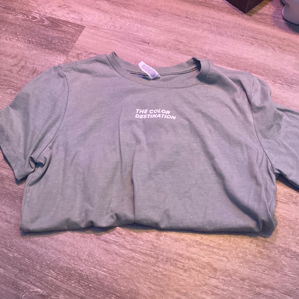 This is a aesthetic color canvas T-shirt.
